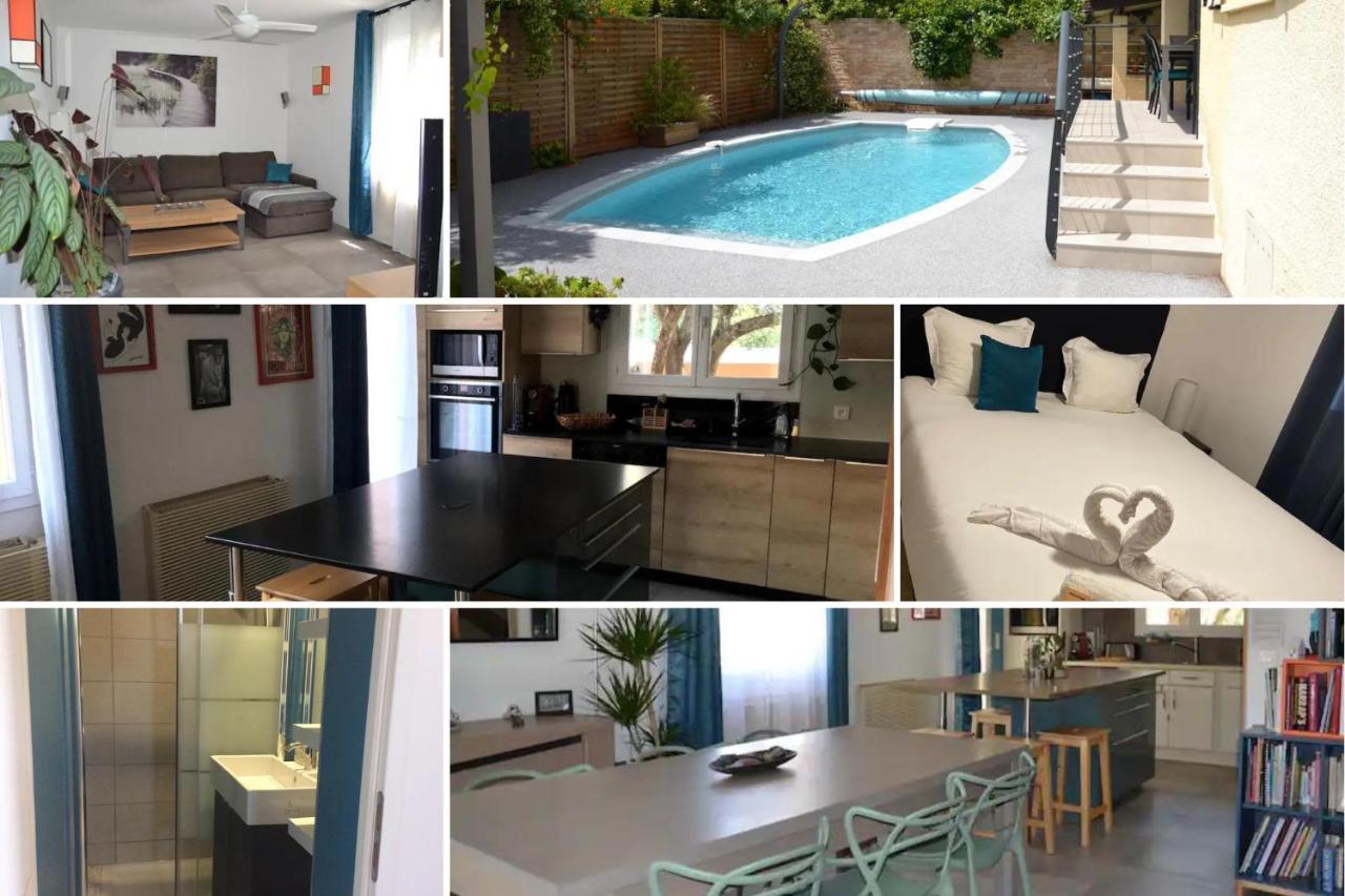 Jolie Villa, Piscine, 10Min Centre Ville, Wifi Montpellier Ngoại thất bức ảnh